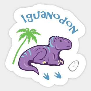 Cute Iguanodon Sticker